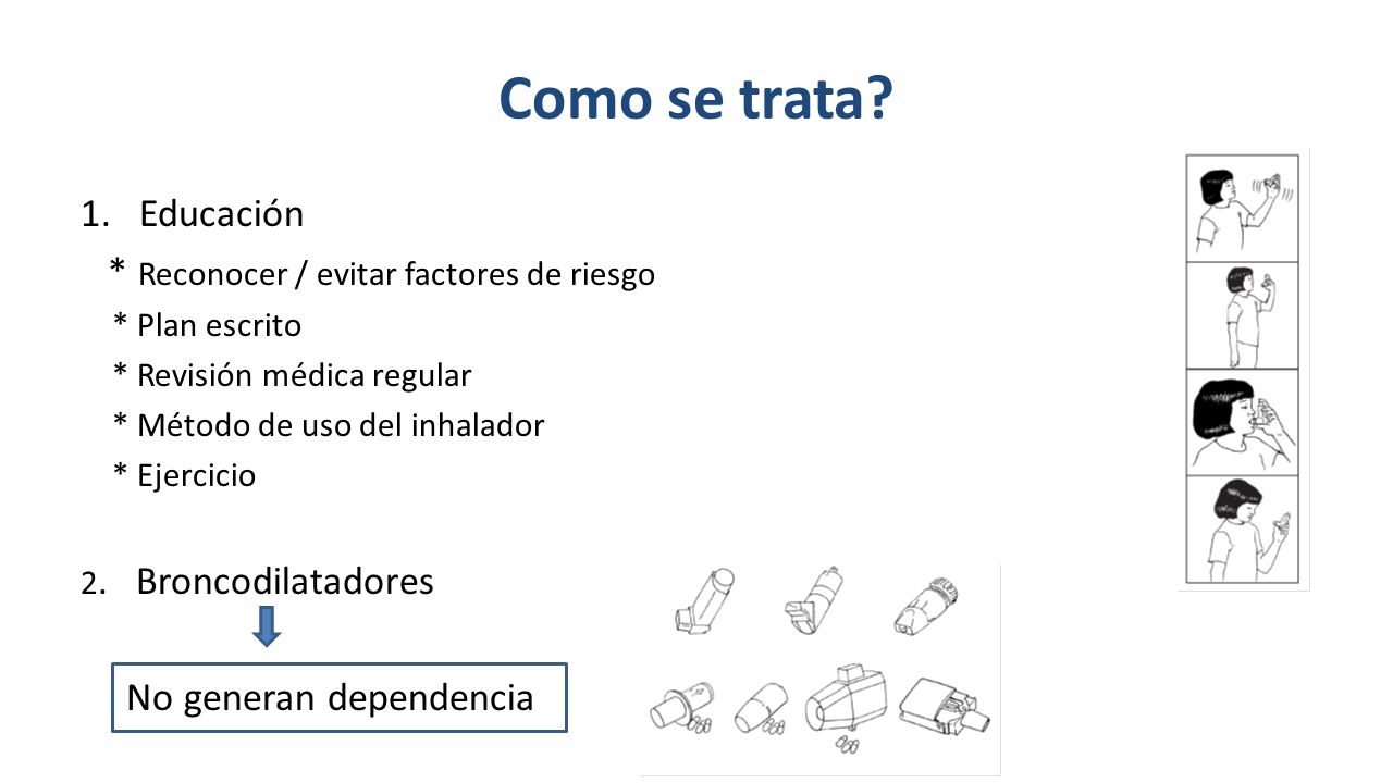 Como se trata Educación * Reconocer / evitar factores de riesgo
