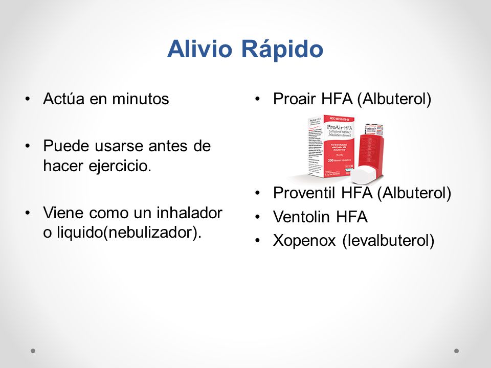 Alivio Rápido Actúa en minutos Puede usarse antes de hacer ejercicio.