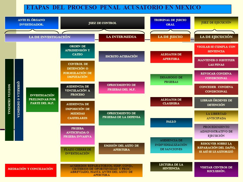 ETAPAS DEL PROCESO PENAL ACUSATORIO EN MEXICO - ppt video 