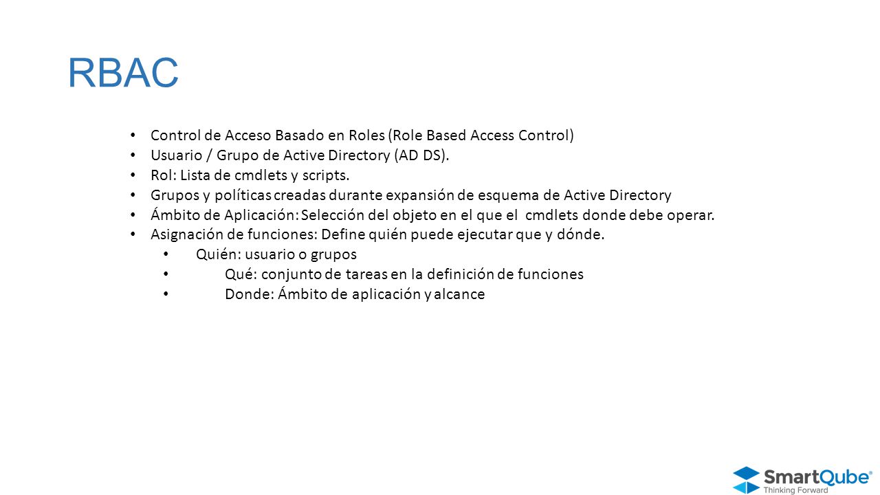 RBAC Control de Acceso Basado en Roles (Role Based Access Control)