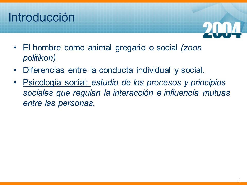 Introducción El hombre como animal gregario o social (zoon politikon)