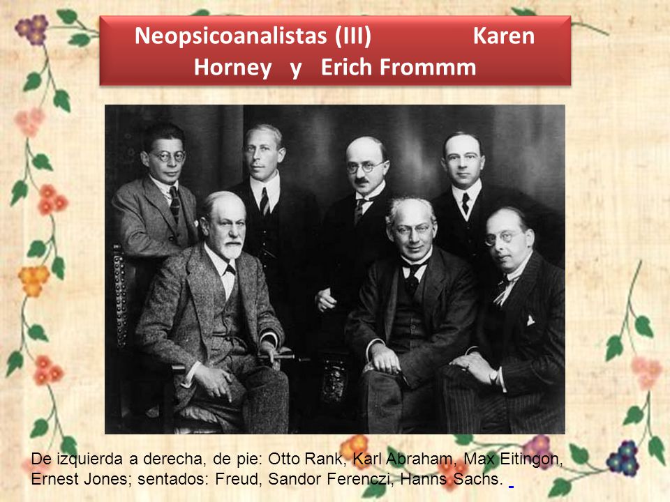 Neopsicoanalistas (III) Karen Horney y Erich Frommm