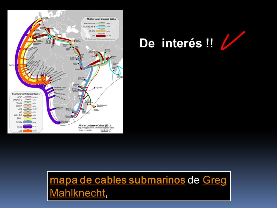 De interés !! mapa de cables submarinos de Greg Mahlknecht,