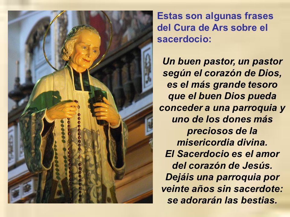 El Sacerdocio es el amor del corazón de Jesús.