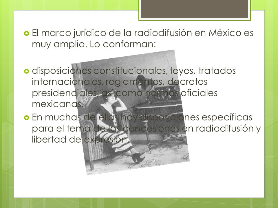 Marco Legal De la radio en México. - ppt video online descargar