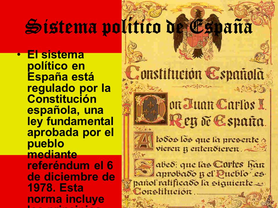 Sistema político de España