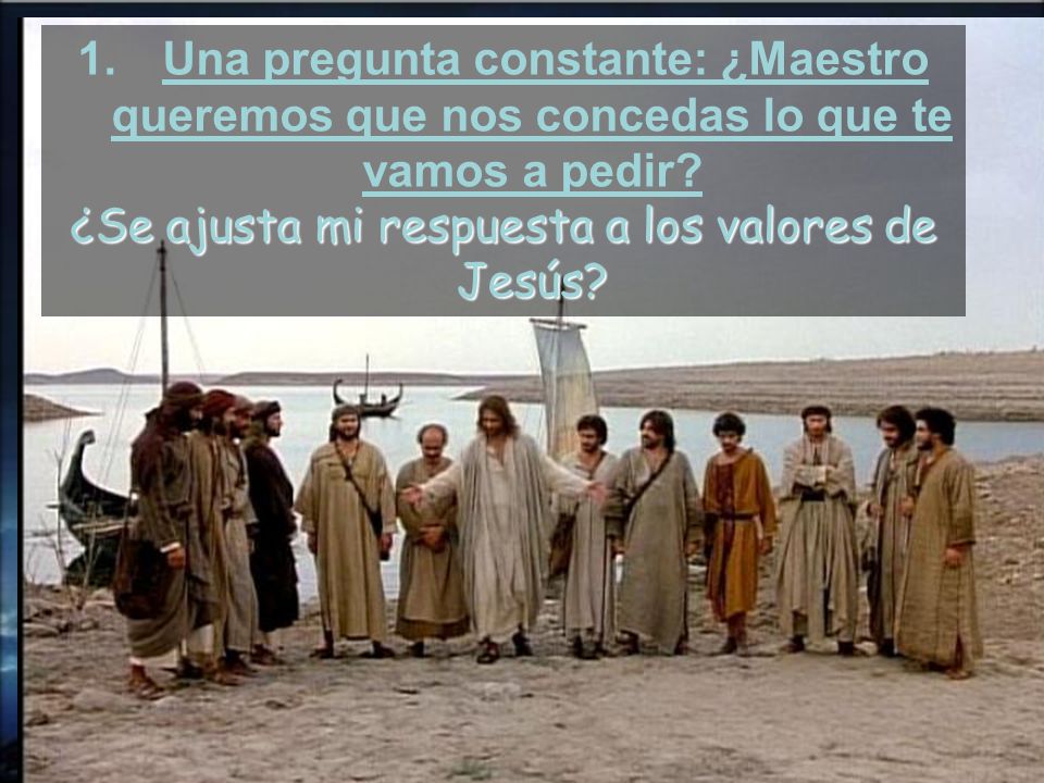 ¿Se ajusta mi respuesta a los valores de Jesús