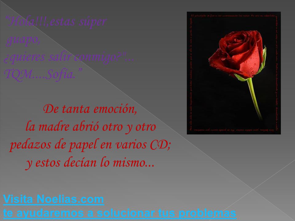 la madre abrió otro y otro pedazos de papel en varios CD;