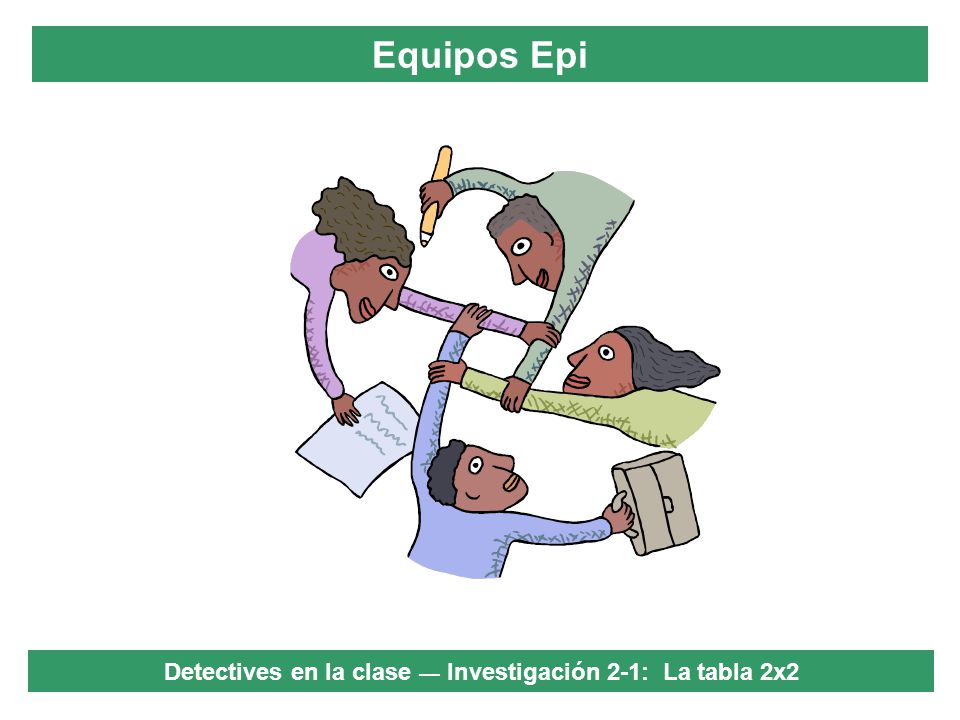 Detectives en la clase — Investigación 2-1: La tabla 2x2