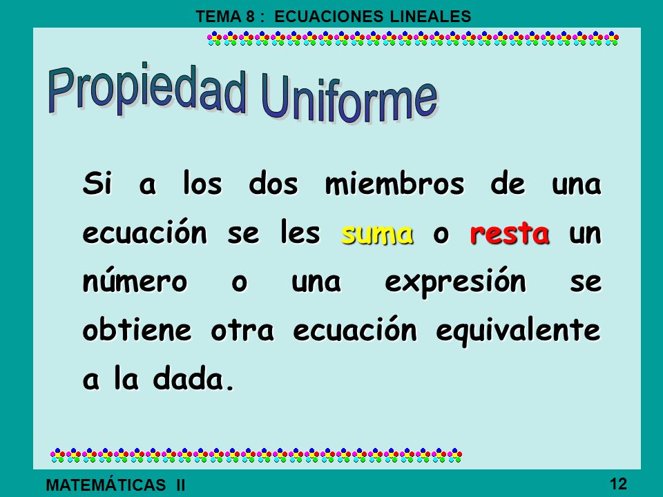 Propiedad Uniforme