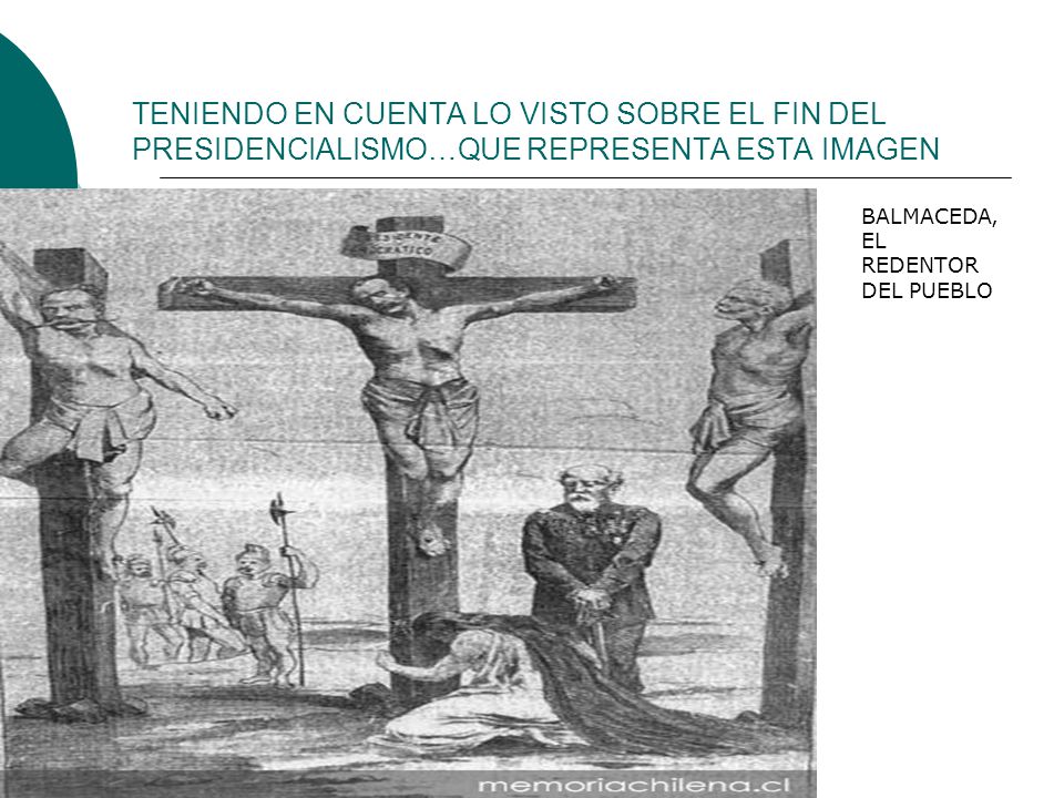 TENIENDO EN CUENTA LO VISTO SOBRE EL FIN DEL PRESIDENCIALISMO…QUE REPRESENTA ESTA IMAGEN