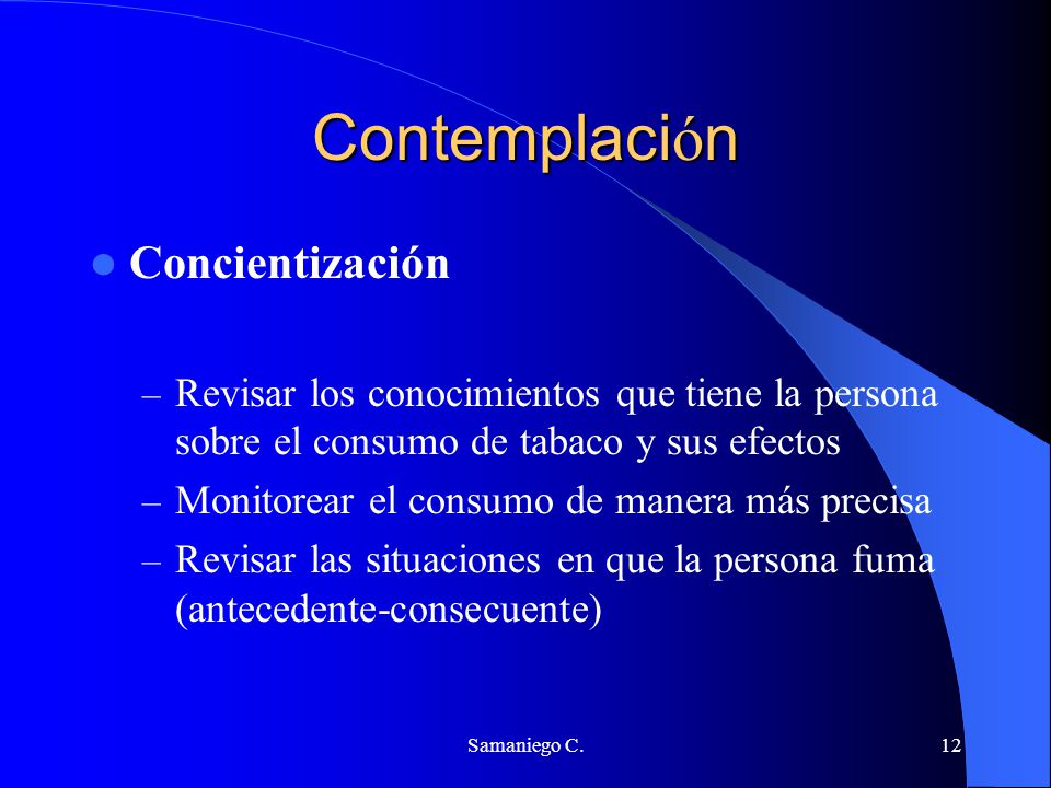 Contemplación Concientización