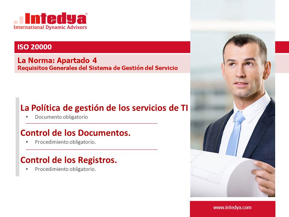 La Política de gestión de los servicios de TI .