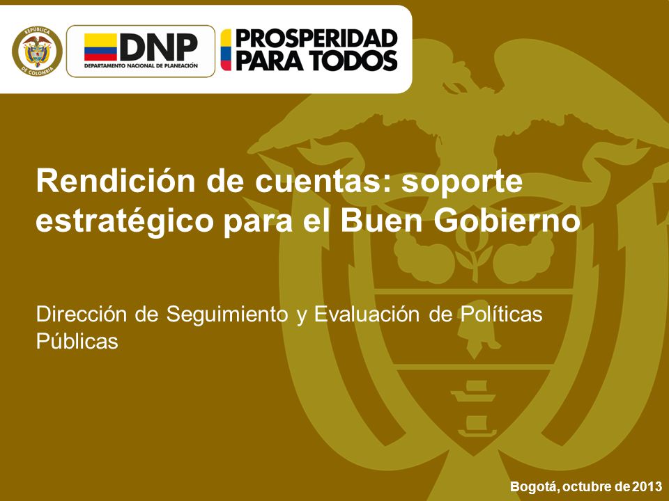 Rendición de cuentas: soporte estratégico para el Buen Gobierno