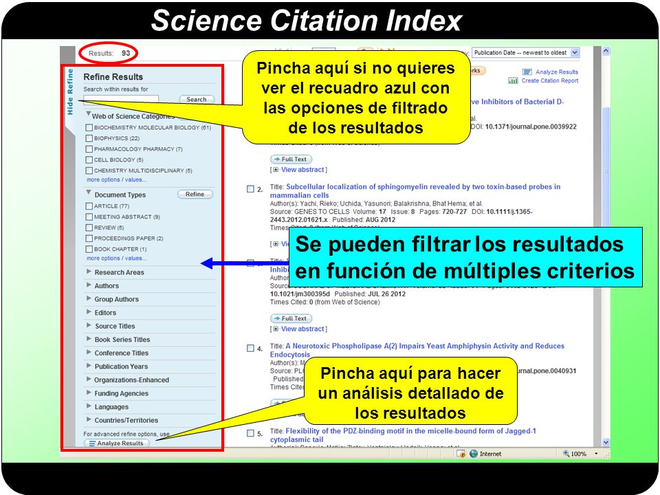 Pincha aquí para hacer un análisis detallado de los resultados