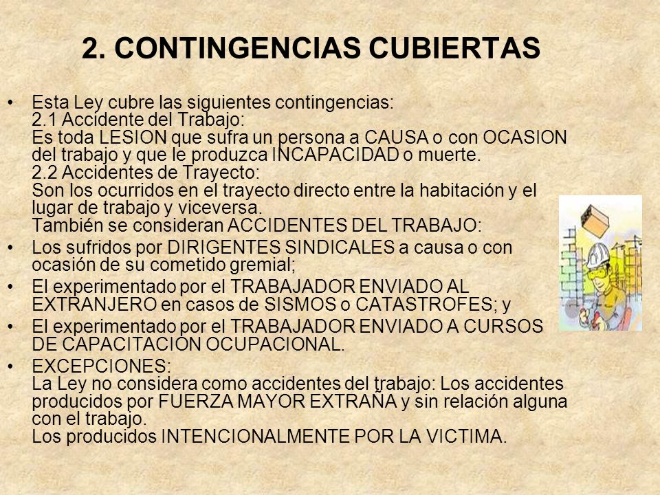 2. CONTINGENCIAS CUBIERTAS