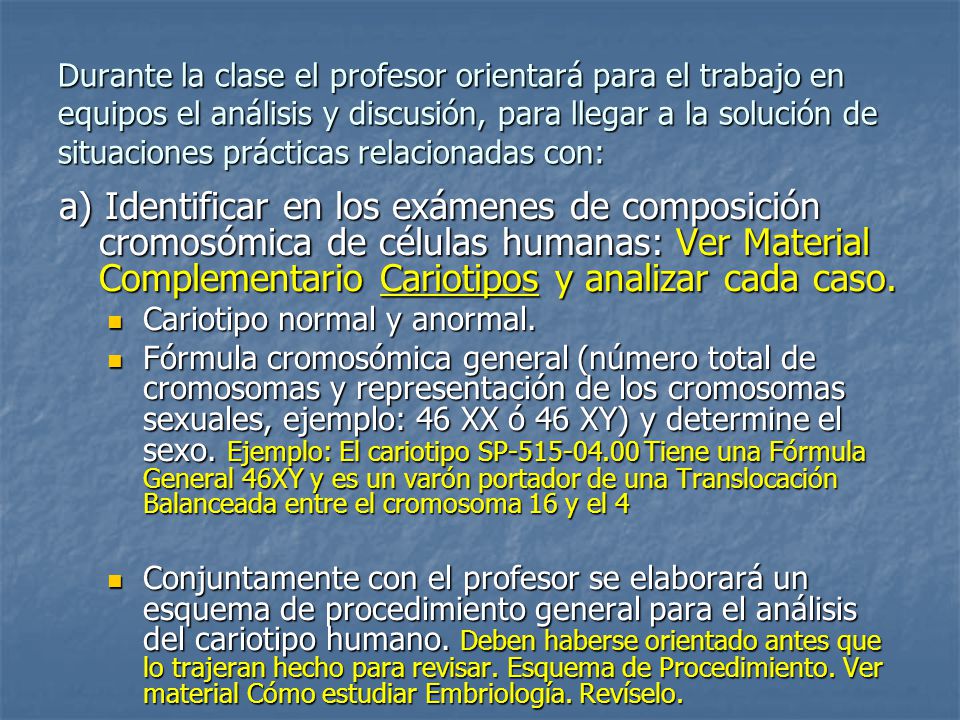 Durante la clase el profesor orientará para el trabajo en equipos el análisis y discusión, para llegar a la solución de situaciones prácticas relacionadas con: