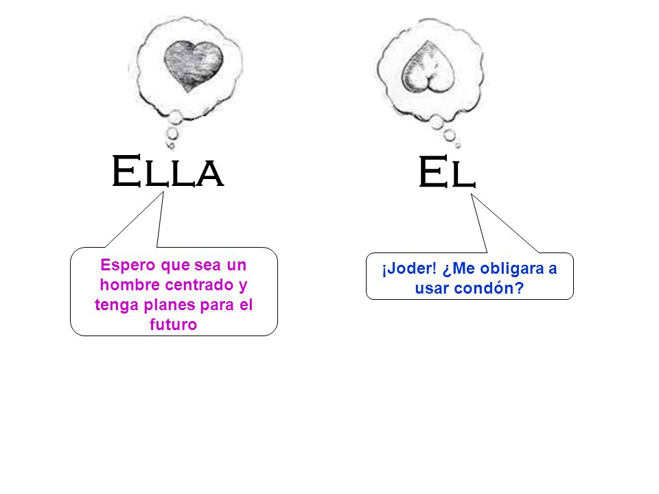 Ella El. Espero que sea un hombre centrado y tenga planes para el futuro.