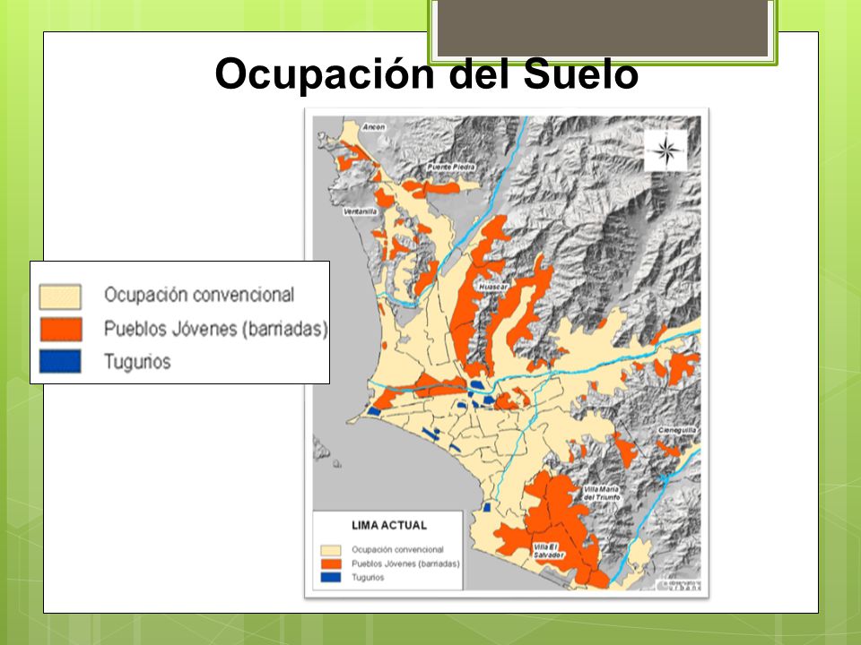 Ocupación del Suelo Integración de los parques a la trama urbana.