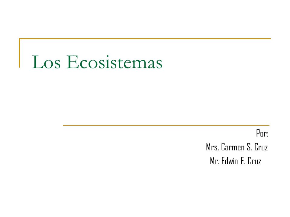 Por: Mrs. Carmen S. Cruz Mr. Edwin F. Cruz