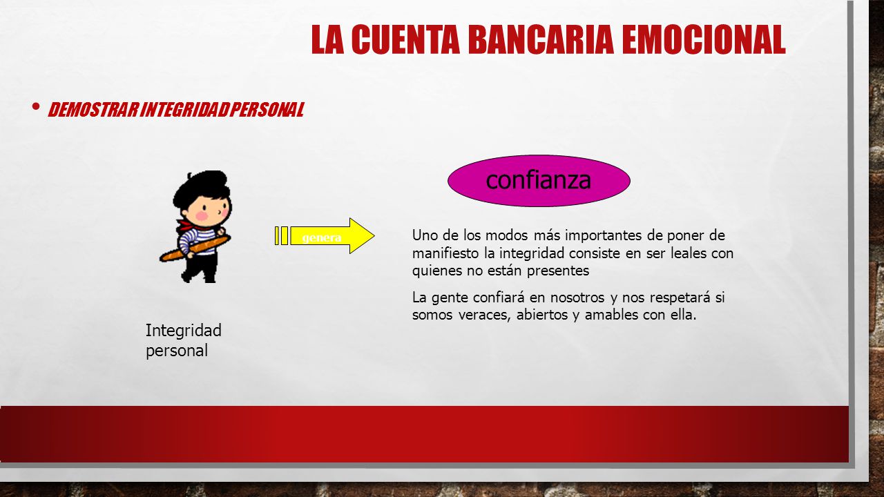 La cuenta bancaria emocional