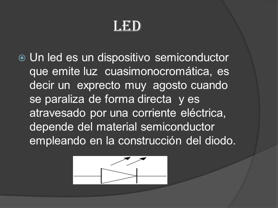 led