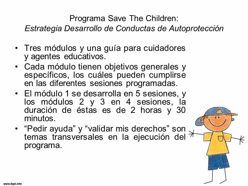 Tres módulos y una guía para cuidadores y agentes educativos.
