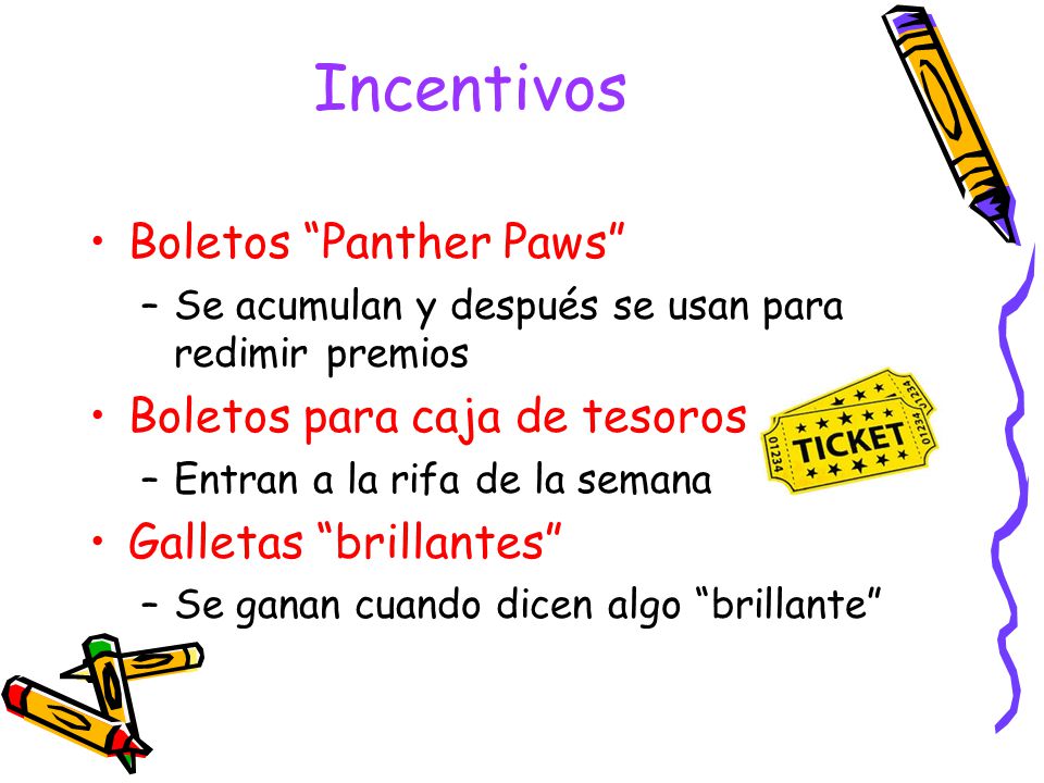 Incentivos Boletos Panther Paws Boletos para caja de tesoros