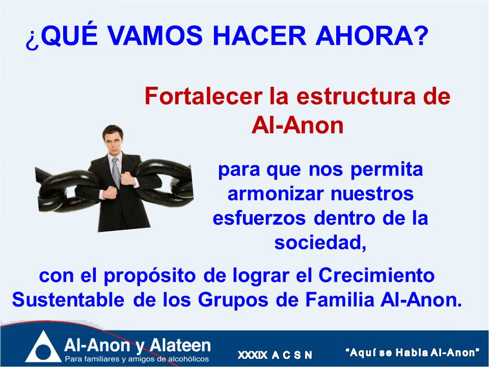Fortalecer la estructura de Al-Anon