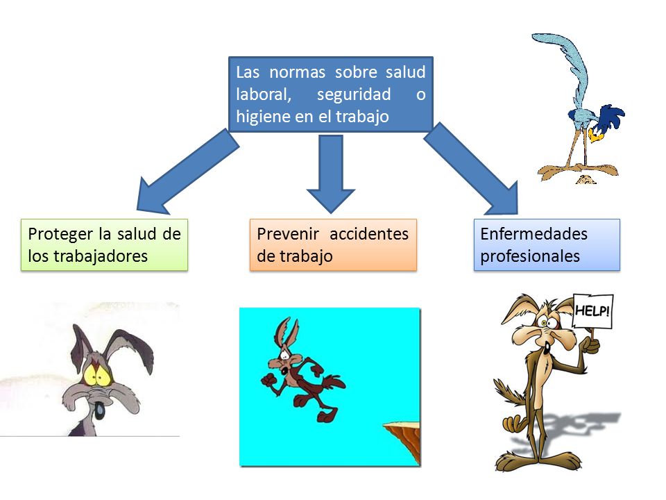 Las normas sobre salud laboral, seguridad o higiene en el trabajo