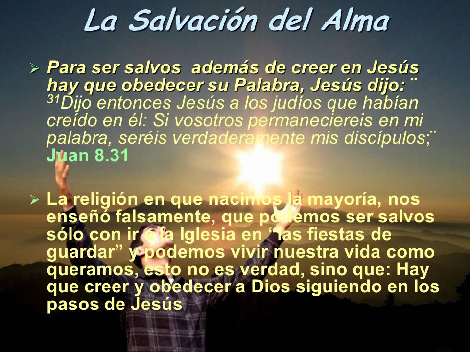 La Salvación del Alma