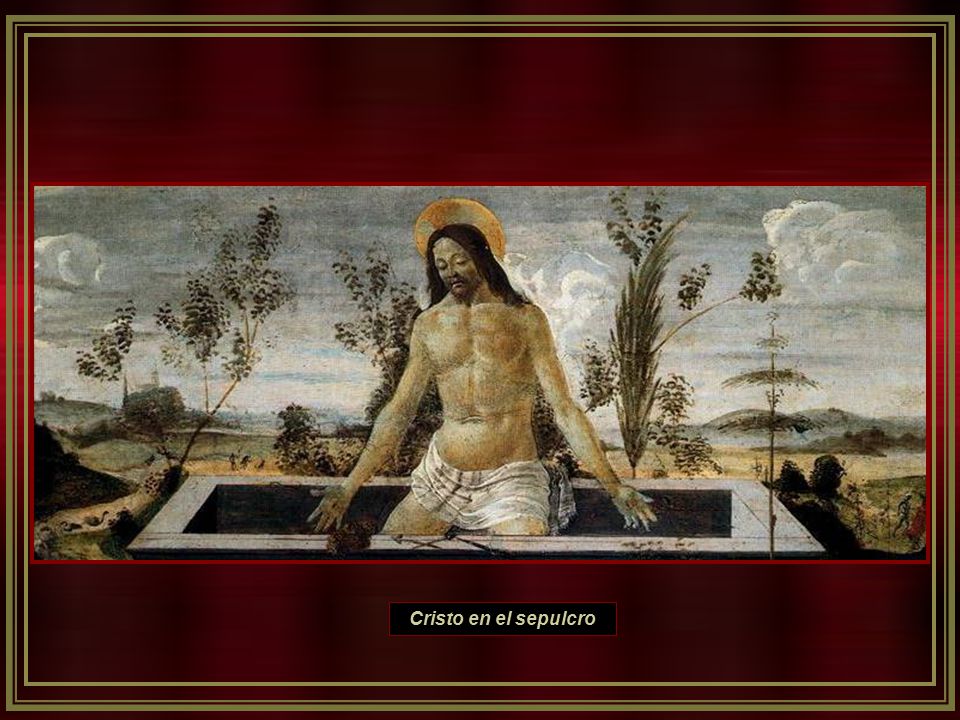 Cristo en el sepulcro