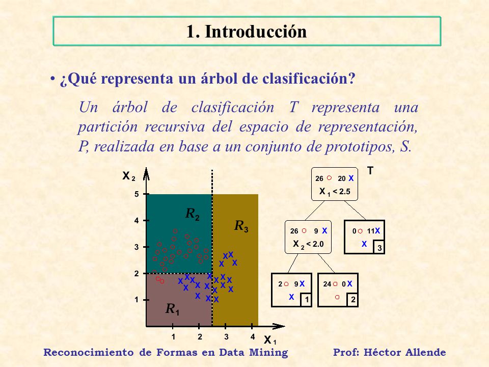 Reconocimiento de Formas en Data Mining Prof: Héctor Allende