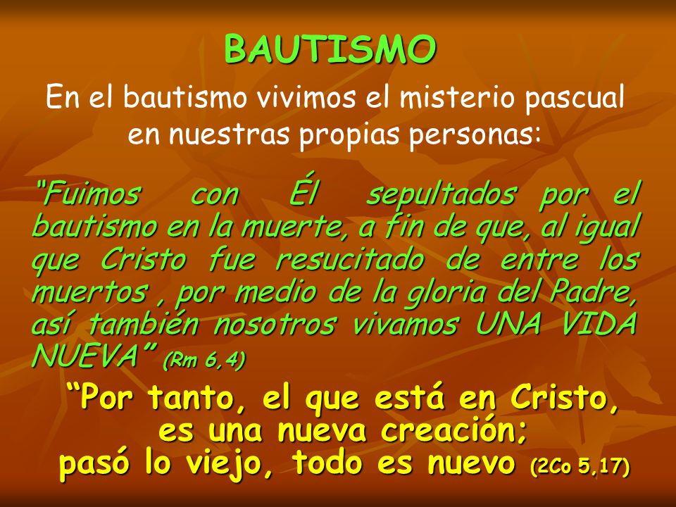 Por tanto, el que está en Cristo, es una nueva creación;