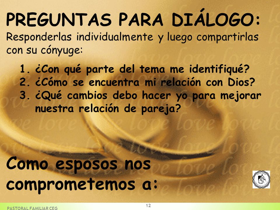 PREGUNTAS PARA DIÁLOGO: