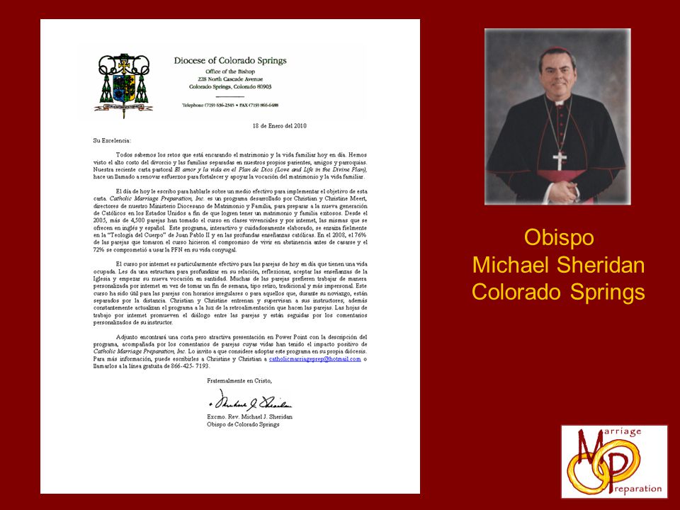 Obispo Michael Sheridan Colorado Springs