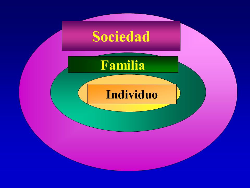 Sociedad Familia Individuo