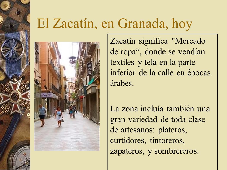 El Zacatín, en Granada, hoy