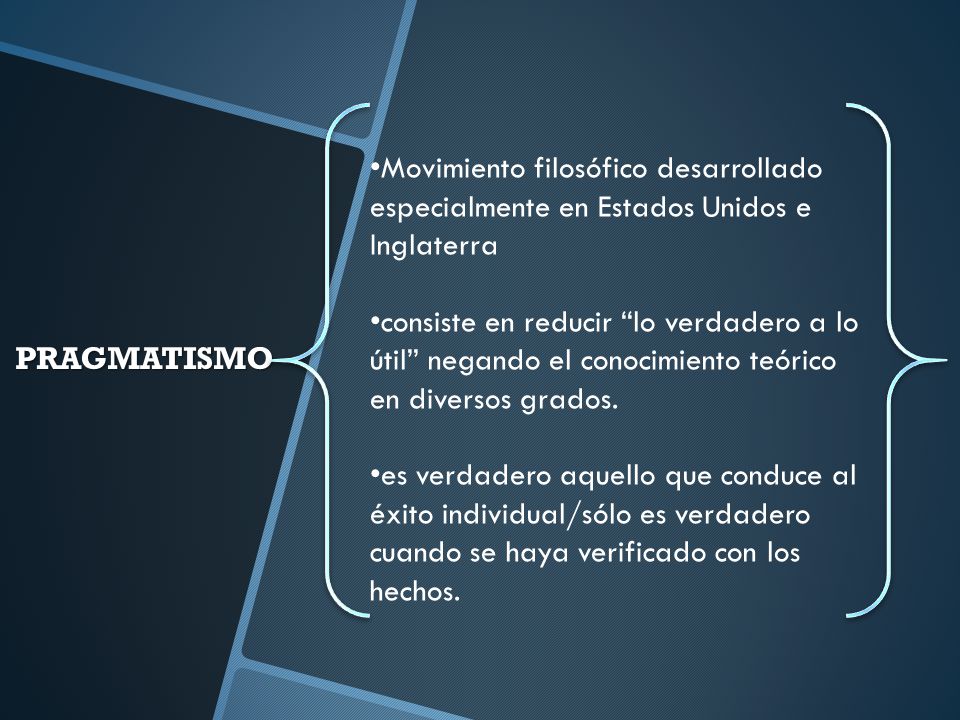 Movimiento filosófico desarrollado especialmente en Estados Unidos e Inglaterra