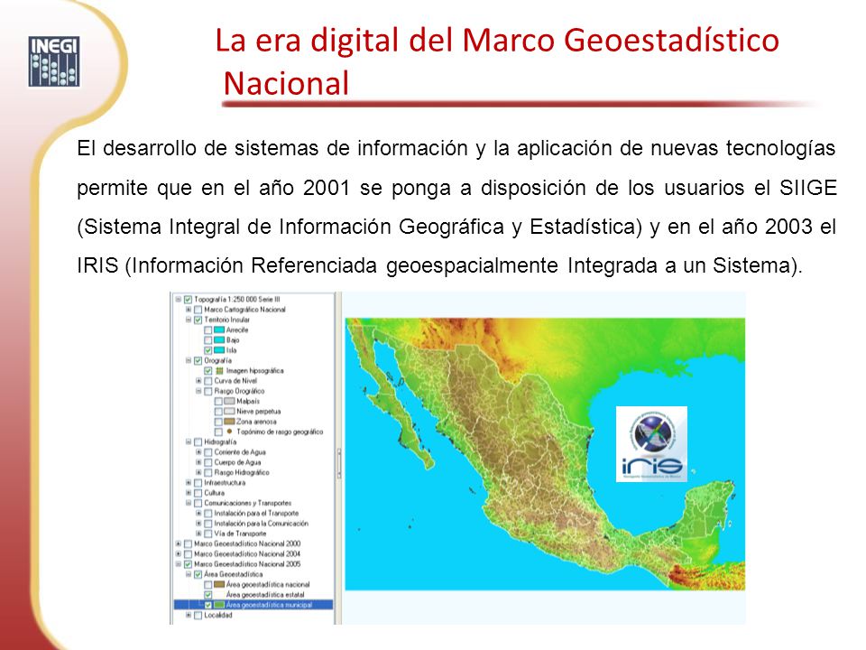 La era digital del Marco Geoestadístico Nacional
