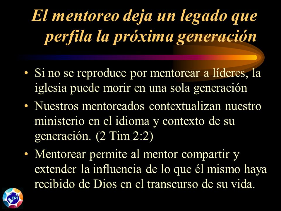 El mentoreo deja un legado que perfila la próxima generación