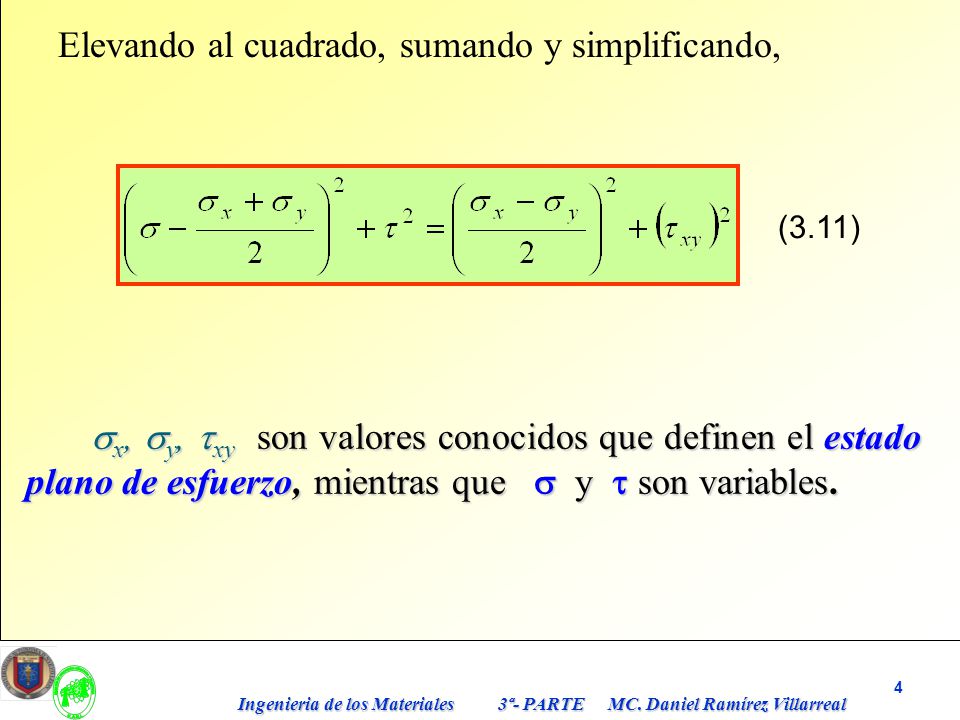 UT3 Analisis de esfuerzos en un Punto 3A Metodo Grafico