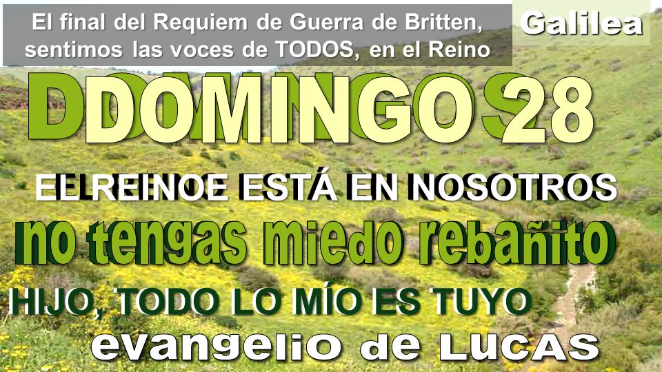 EL REINOE ESTÁ EN NOSOTROS EL REINO ESTÁ EN NOSOTROS