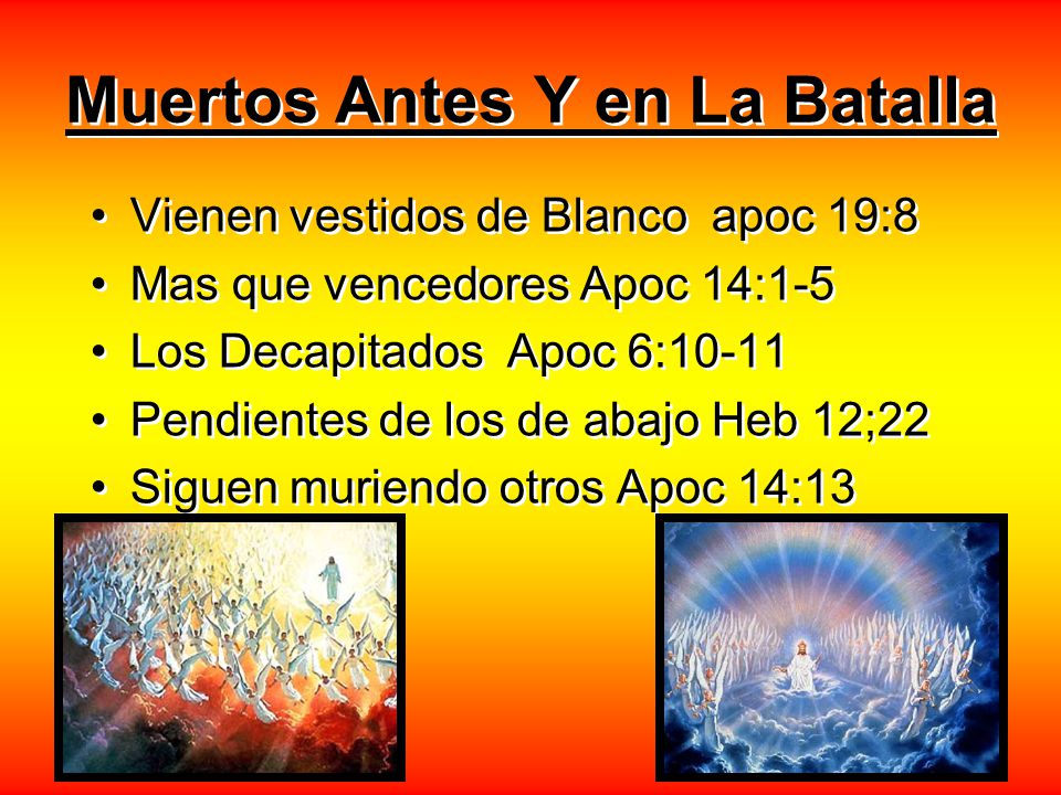 Muertos Antes Y en La Batalla
