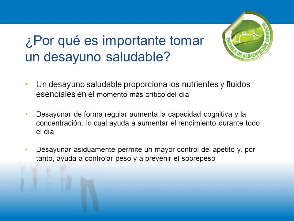 ¿Por qué es importante tomar un desayuno saludable