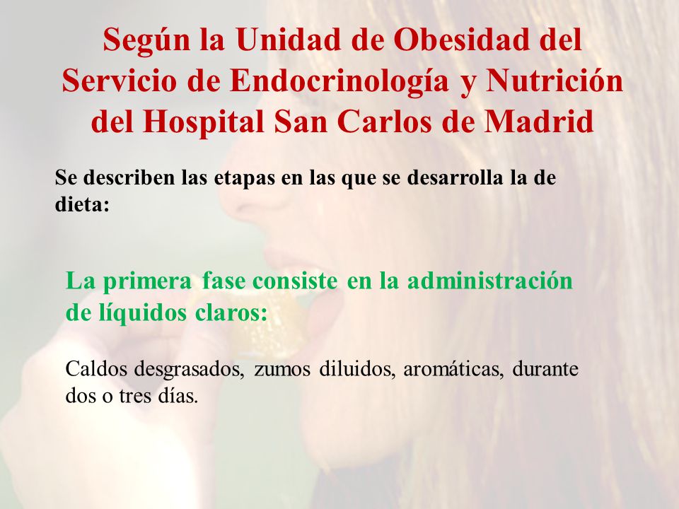 Según la Unidad de Obesidad del Servicio de Endocrinología y Nutrición del Hospital San Carlos de Madrid