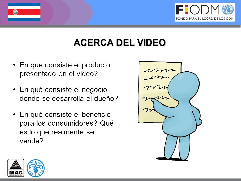 ACERCA DEL VIDEO En qué consiste el producto presentado en el video