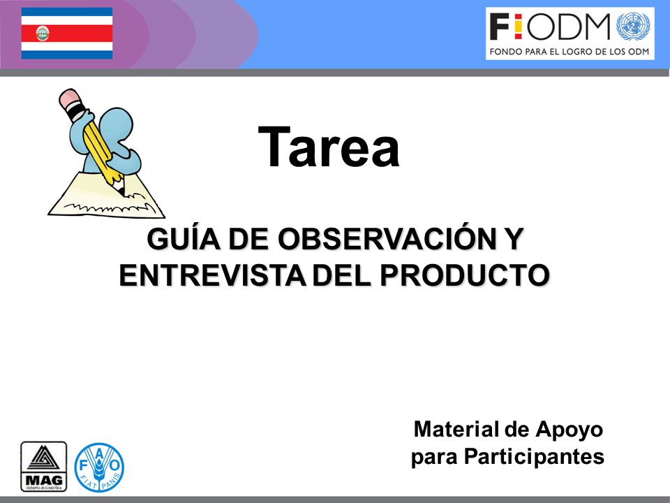 Tarea GUÍA DE OBSERVACIÓN Y ENTREVISTA DEL PRODUCTO
