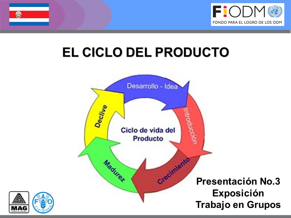 EL CICLO DEL PRODUCTO Presentación No.3 Exposición Trabajo en Grupos