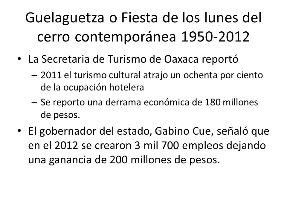 Guelaguetza o Fiesta de los lunes del cerro contemporánea